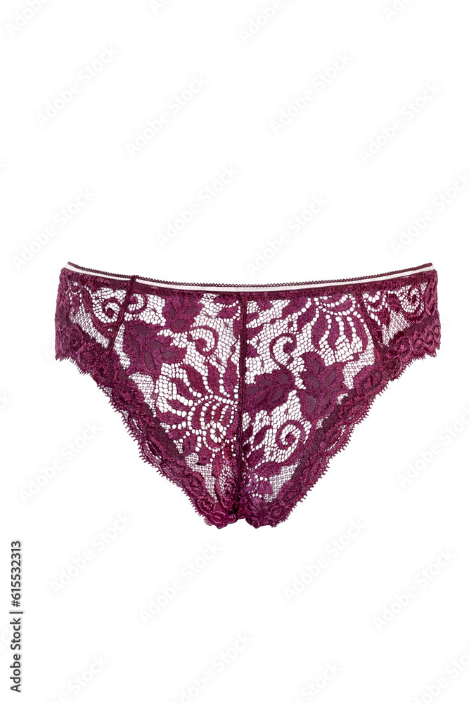 Panties photographed on invisible mannequin isolated on white background Panties photographed on invisible mannequin isolated on white background