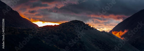 Opi sunrise, national park of abruzzo, lazio e molise, Opi, Abruzzo, italy