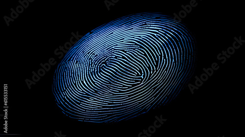 Fingerprint background. Fingerprint, Biometric Data and Identification. Generative ai.
