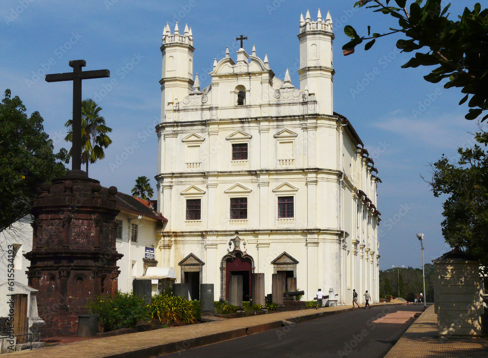 Church in old Goa, India
