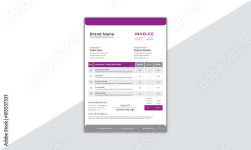 Professional,Invoice Design,Bill,Billboard,Bill design,Letterhead,Stationary,Banner,Visual  Design,Minimal,Business