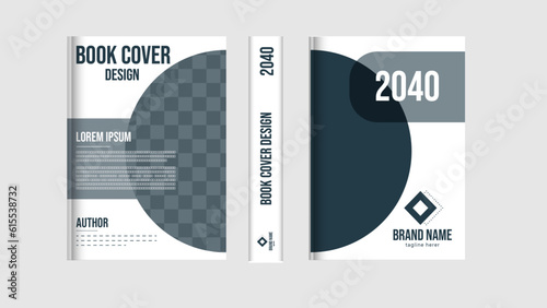 Modern and creative Book cover design for any book . Vector and editable layout on 2040 . 