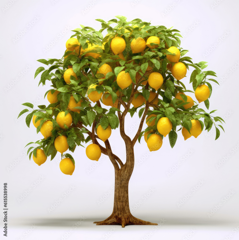 Lemons on the tree
