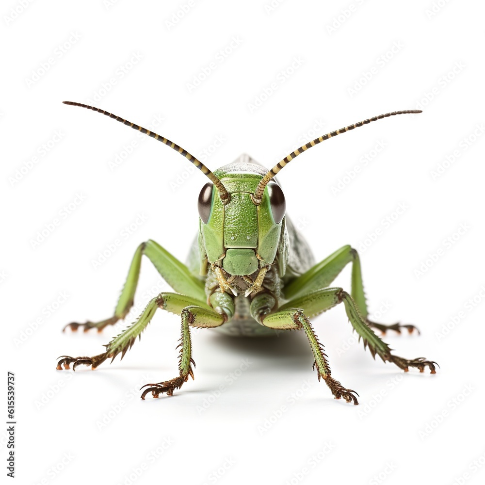 green grasshopper isolated on white background green grasshopper isolated on white background