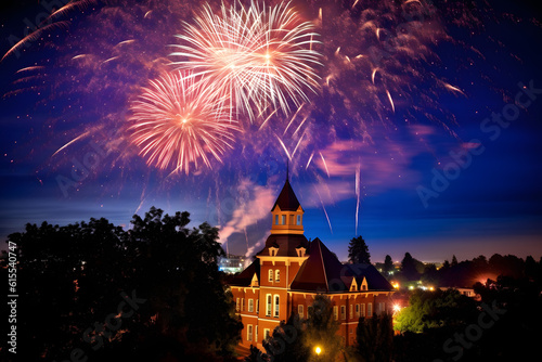 Fourth of July. Generative AI