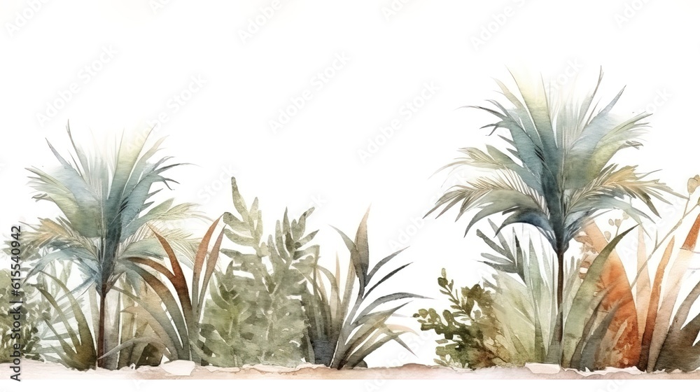 Obraz premium palm trees in the desert