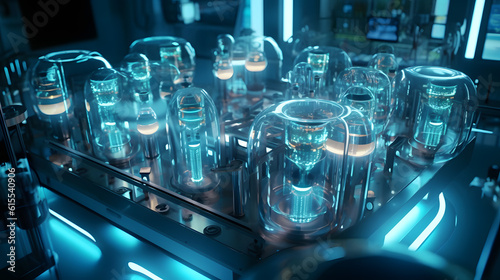 Futuristic tech labs: Generative AI