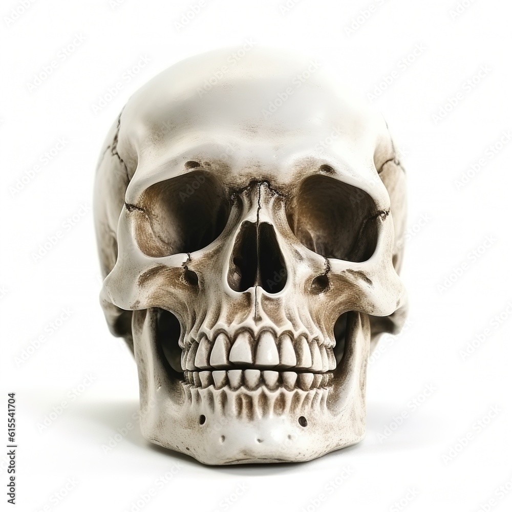 human skull isolated on white human skull isolated on white