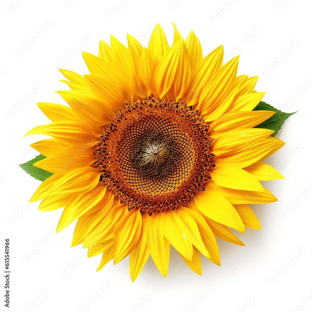 Fototapeta premium sunflower isolated on white