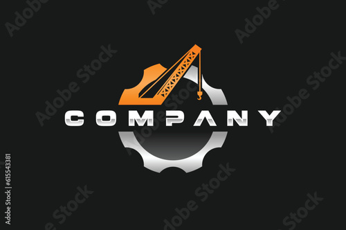 crane gear emblem logo