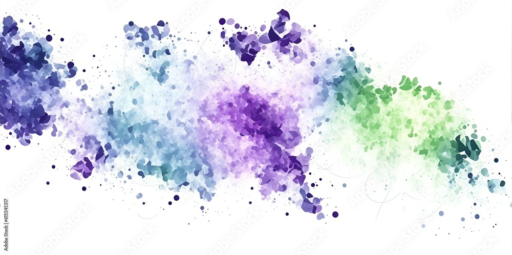 A abstract watercolor Banner