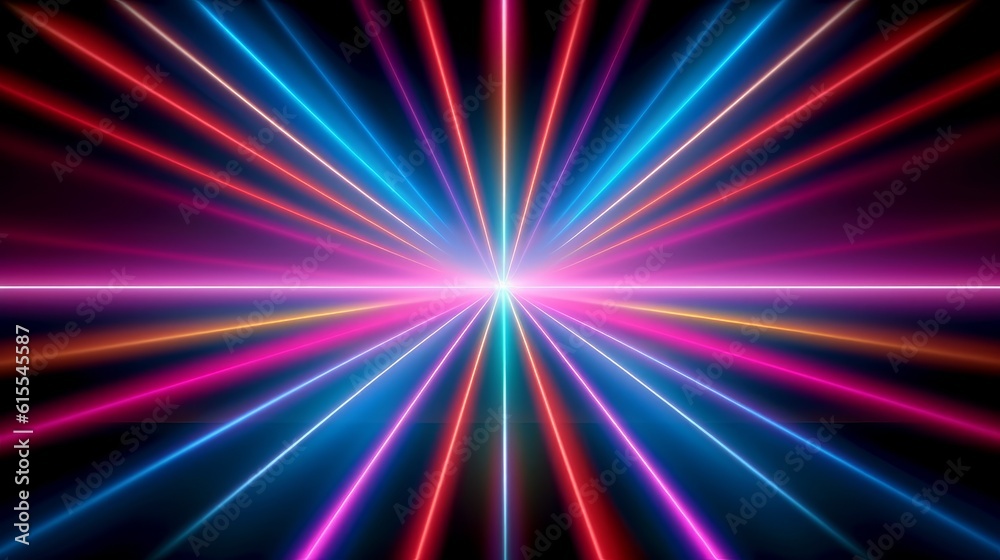 Abstract neon background. Generative AI Abstract neon background. Generative AI