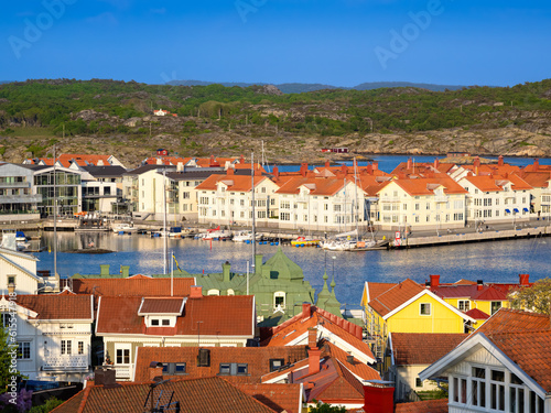 A view at the town of Marstrand, located in the municipality of Kungalv in southern Bohuslan, on the west coast photo