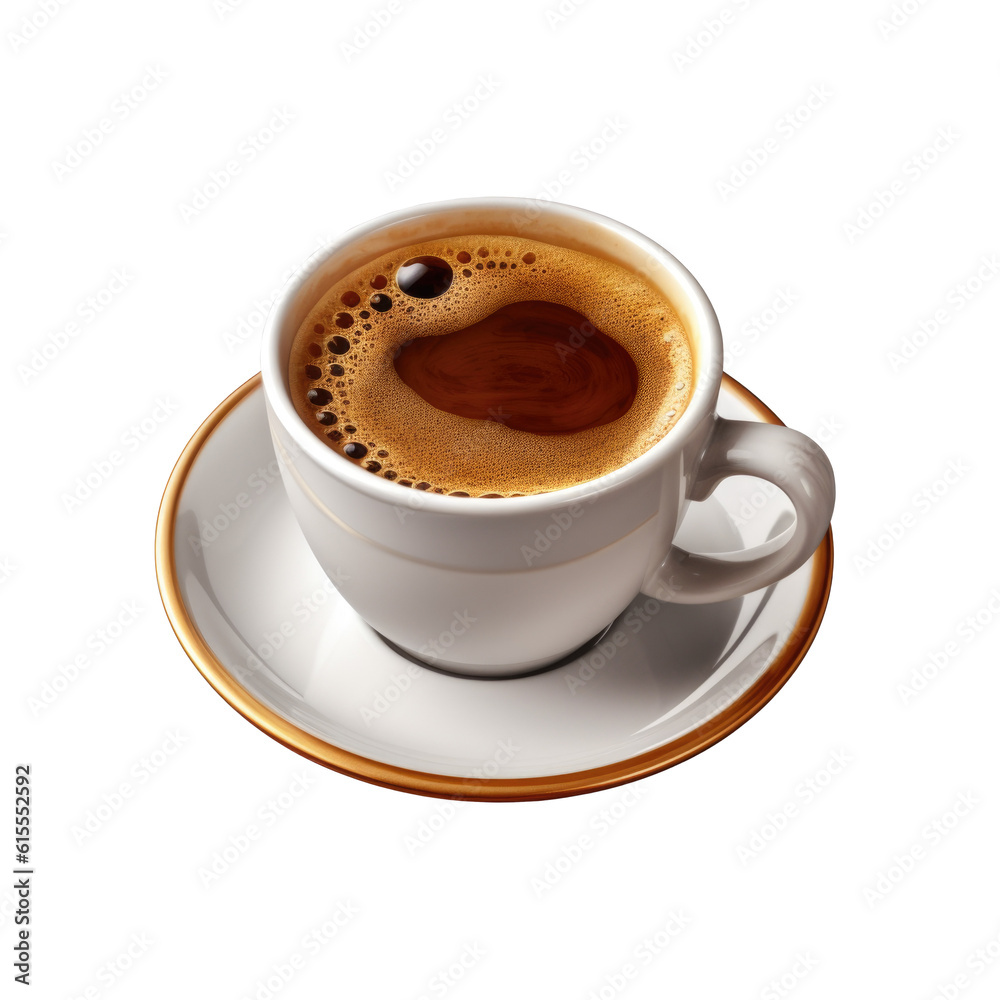 Fototapeta premium cup of coffee isolated on transparent background