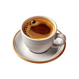 cup of coffee isolated on transparent background