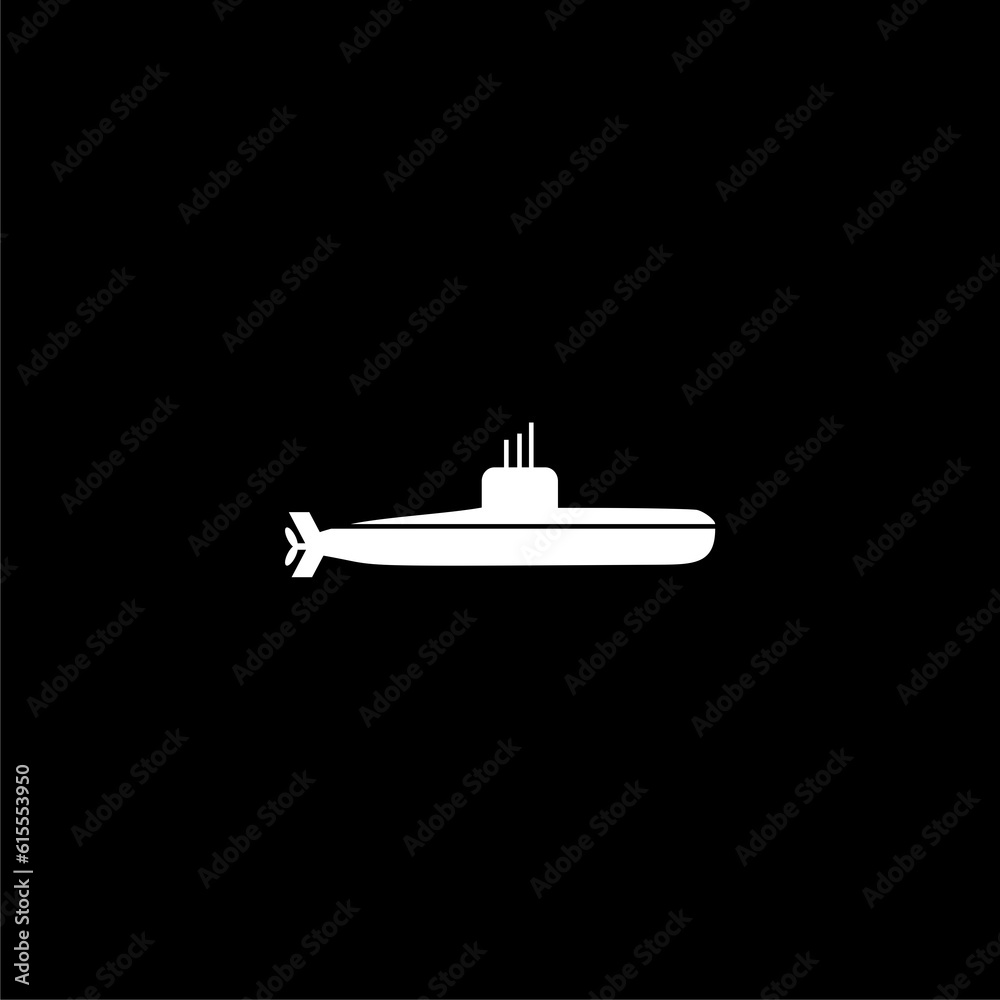 Submarine weapon war line icon Submarine weapon war line icon
