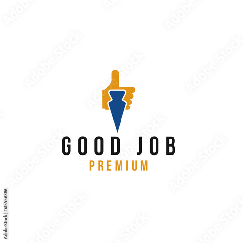 Good Job Logo Design Concept Vector Illustration Symbol Icon