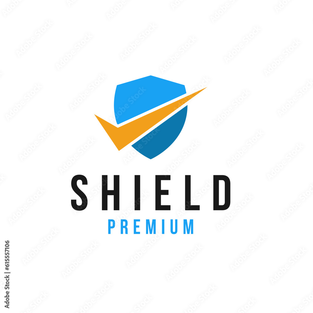 Shield Check Logo Design Concept Vector Illustration Symbol Icon Shield Check Logo Design Concept Vector Illustration Symbol Icon