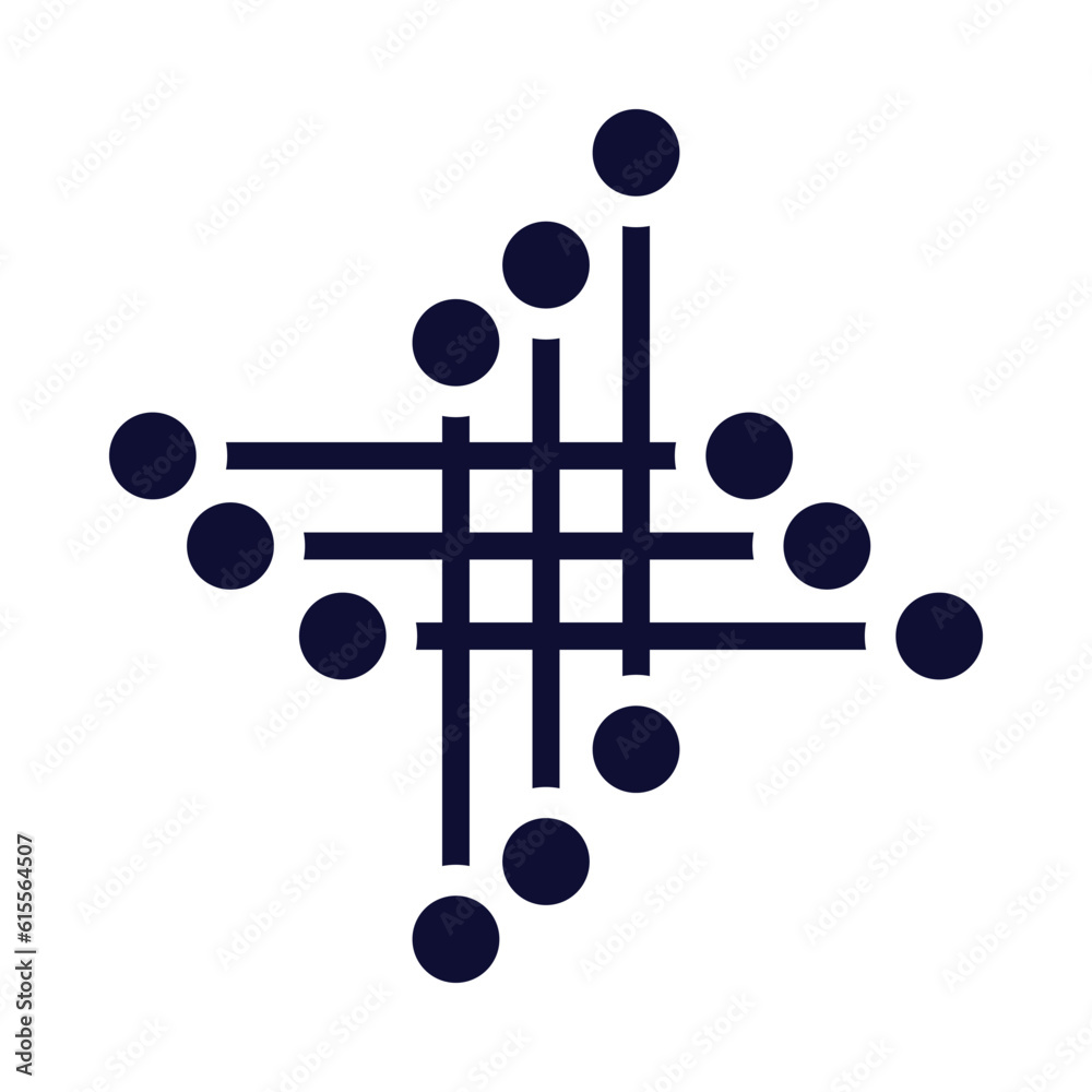 Molecule, technology, line, technology icon Molecule, technology, line, technology icon