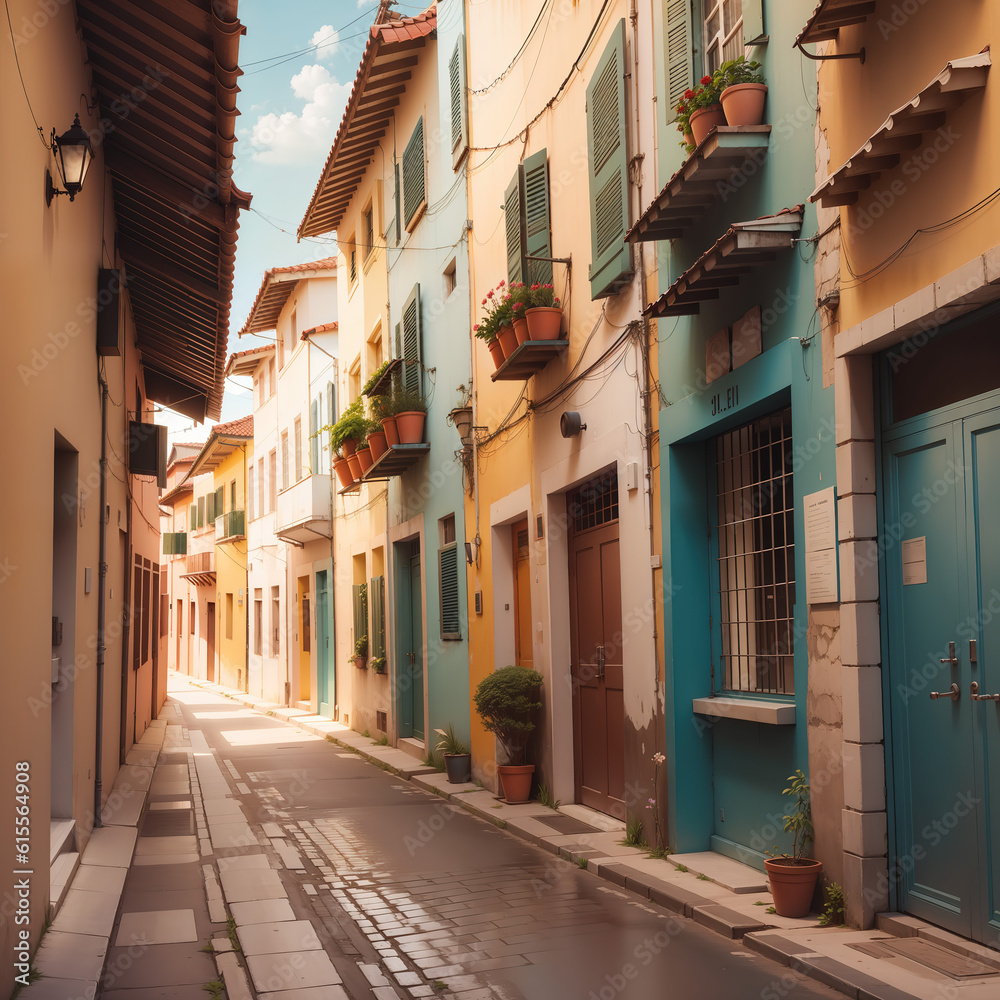 Fototapeta premium Rua da cidade