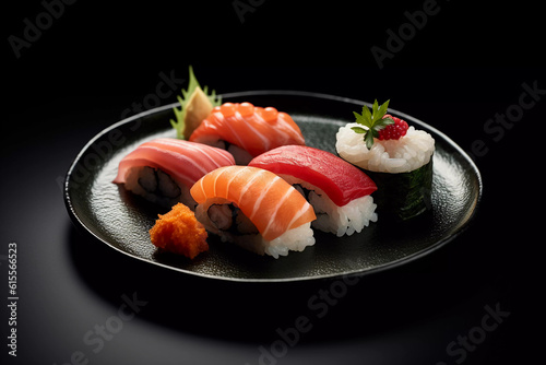 Savor the Temptation: Irresistible Sushi Selection - Generative AI
