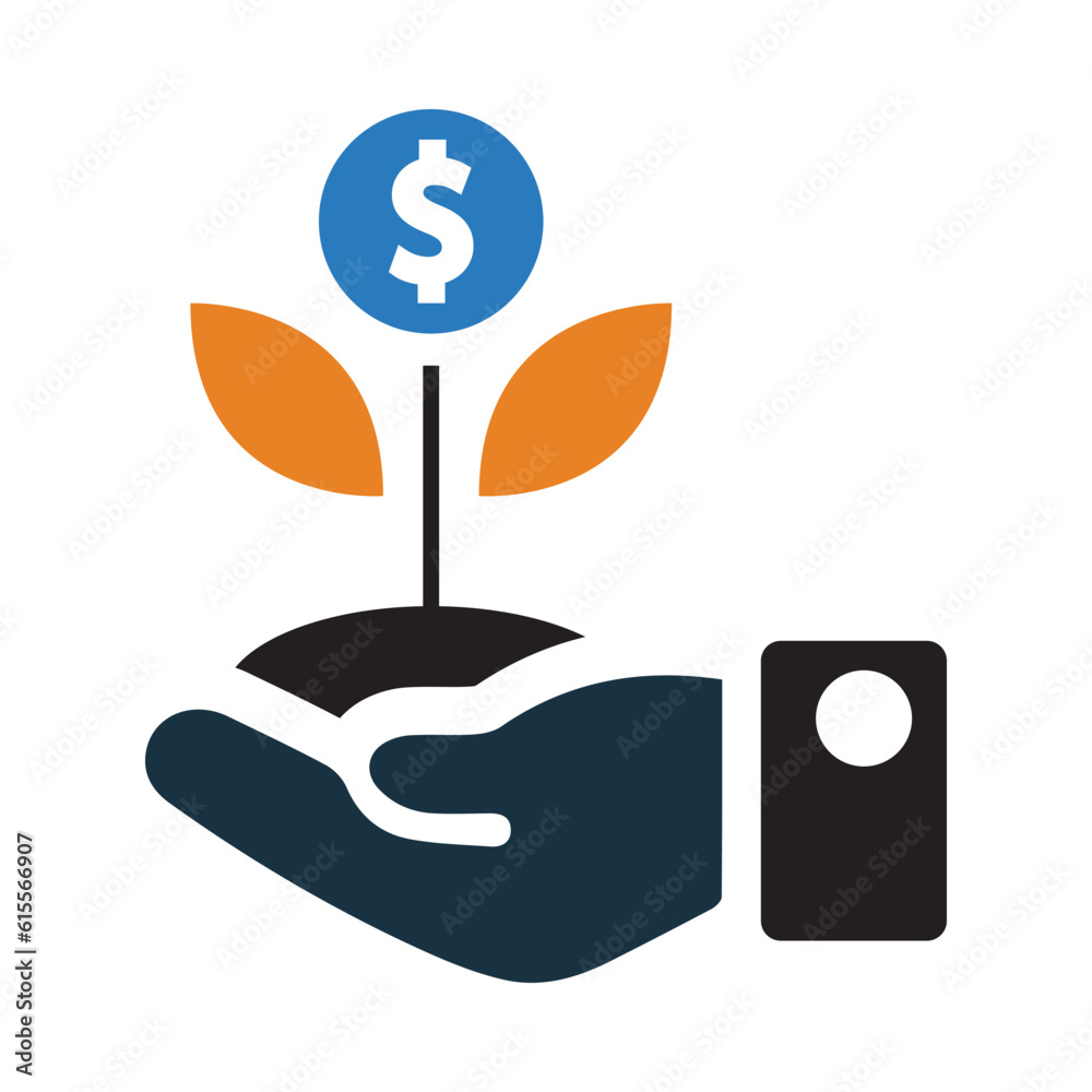 tree, plant, hand, grow, money, money tree, start up business icon tree, plant, hand, grow, money, money tree, start up business icon