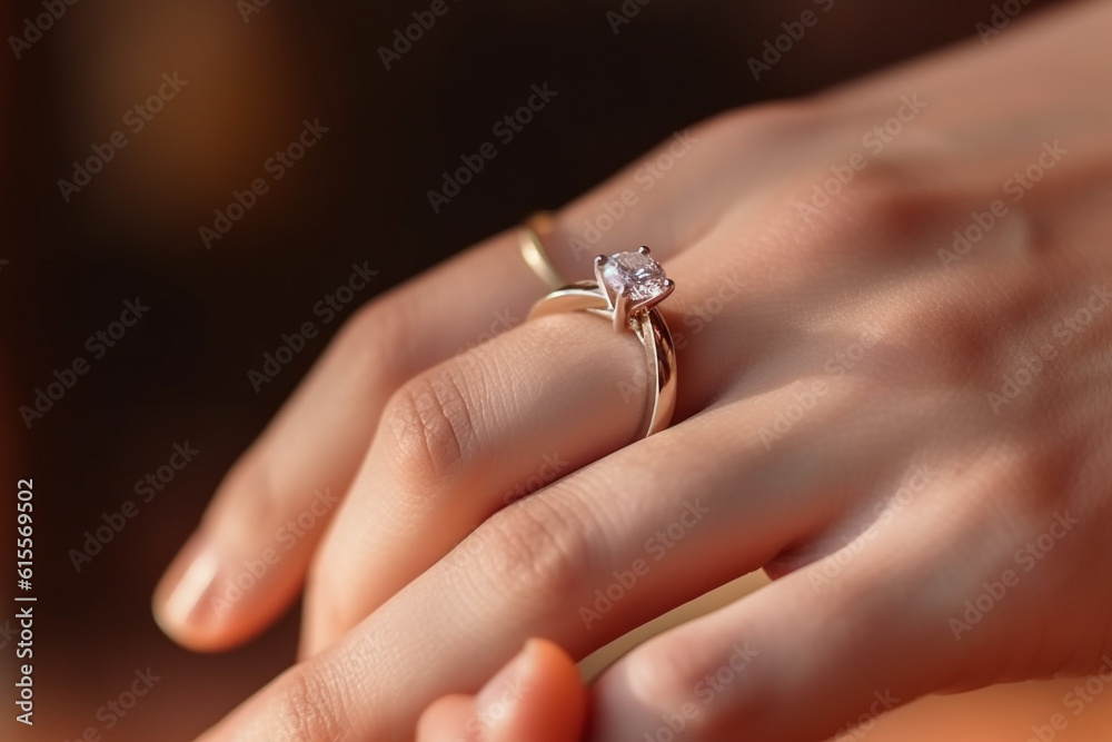 Woman Is Holding An Engagement Ring On Her Hand Background, Engaged  Picture, Engagement, Engagement Ring Background Image And Wallpaper for  Free Download
