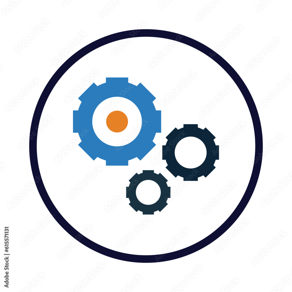 Content Management, gear, setting, Gear Logo Template vector icon Content Management, gear, setting, Gear Logo Template vector icon