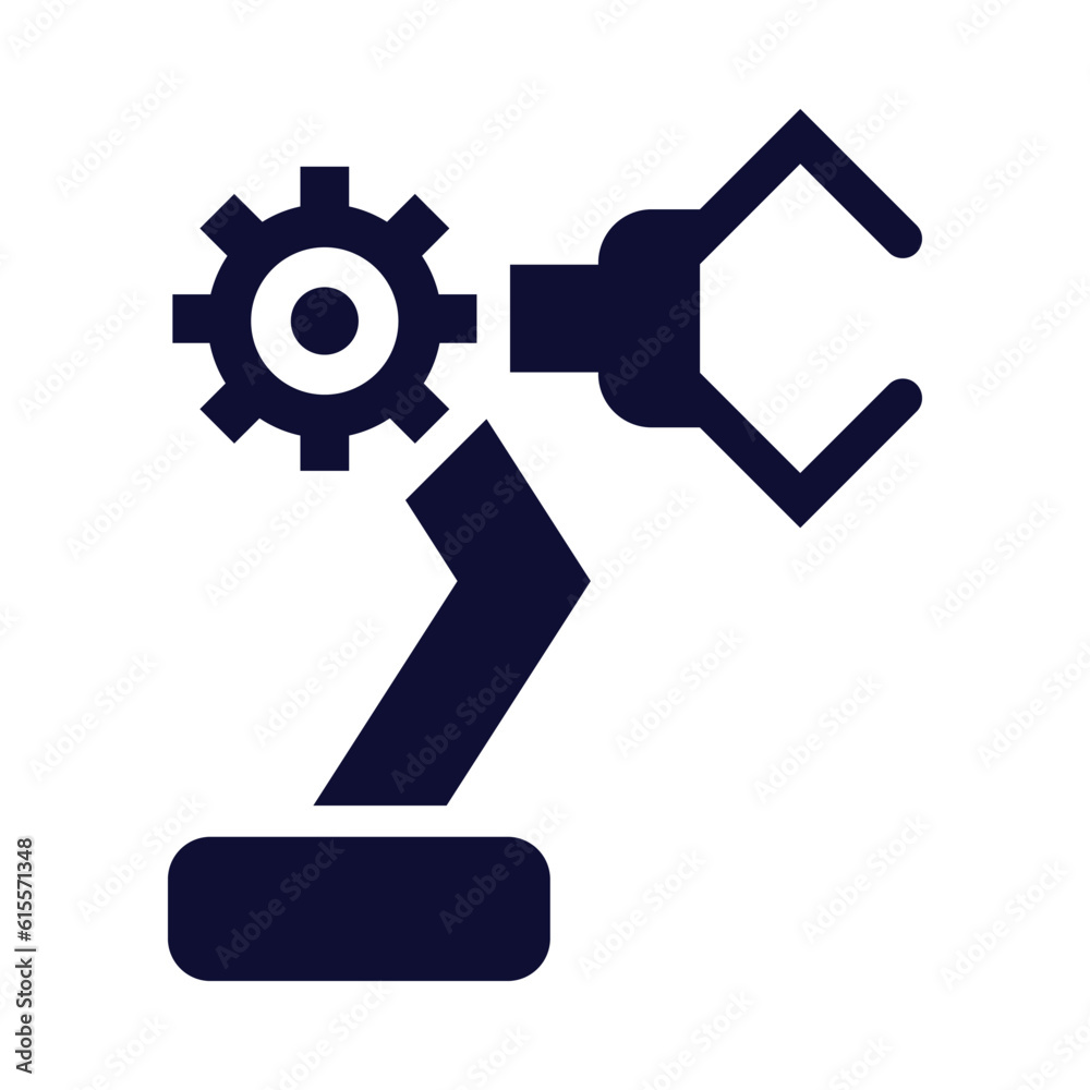 Process, robotic, automation, gear, setting, business automation gear icon Process, robotic, automation, gear, setting, business automation gear icon