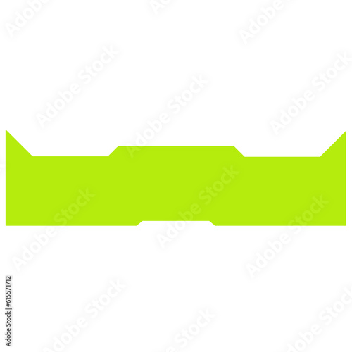 Futuristic plates for text. Iron footnote headings on modern computers. Information panels. Vector illustration