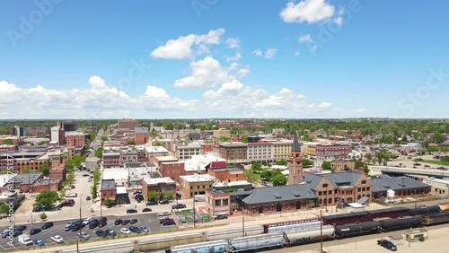 Beautiful view of Downtown Cheyenne Wyoming