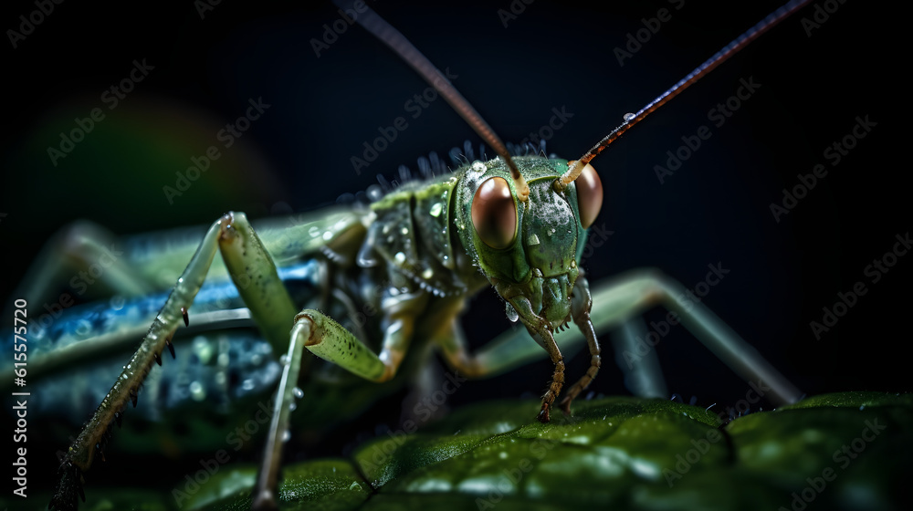 Fototapeta premium The Intriguing World of Phasmids Up Close. Generative AI