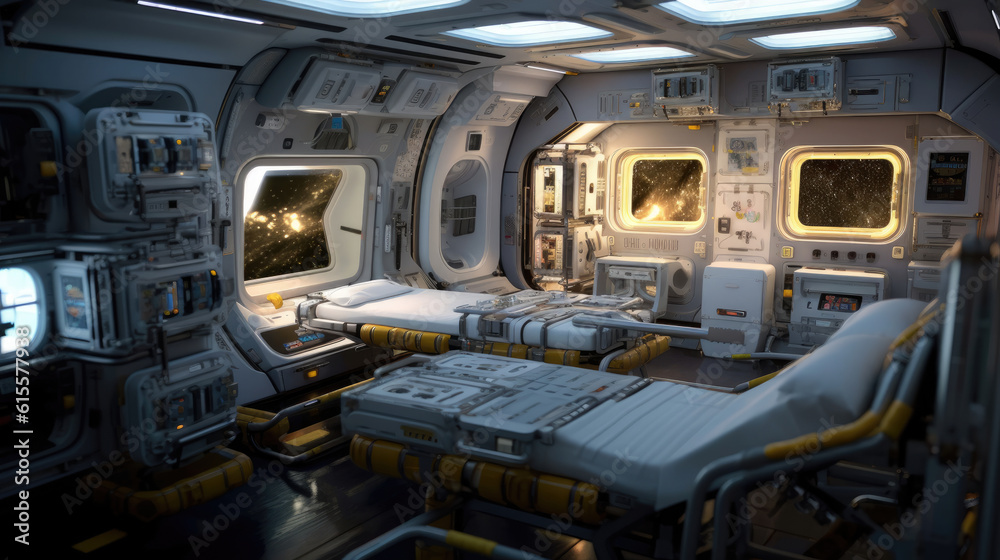 Space station interior
