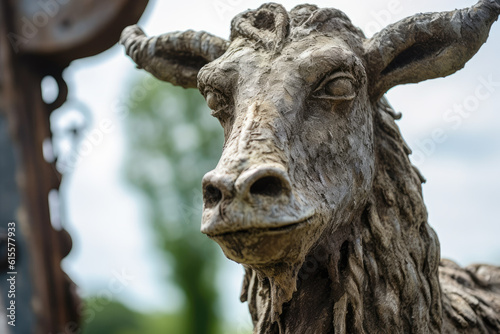 A statue of a goat © Florian