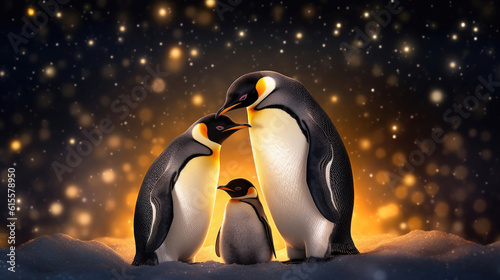 The penguin family
