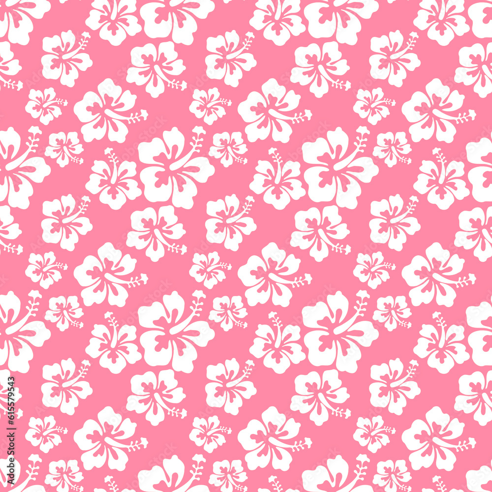 Aloha Hawaiian Shirt Seamless Background Pattern