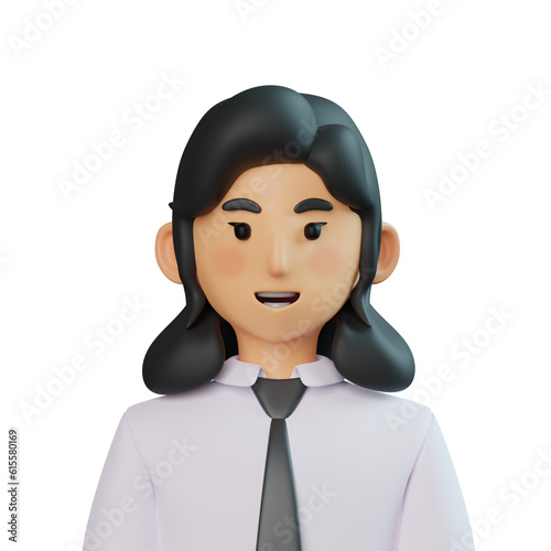 Office girls 3D Avatar