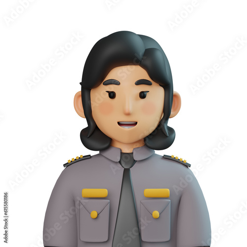 Police girls 3D Avatar
