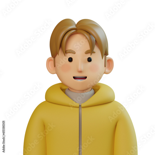 Yellow Boy 3D Avatar
