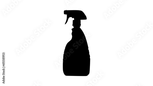 glass cleaner spray silhouette