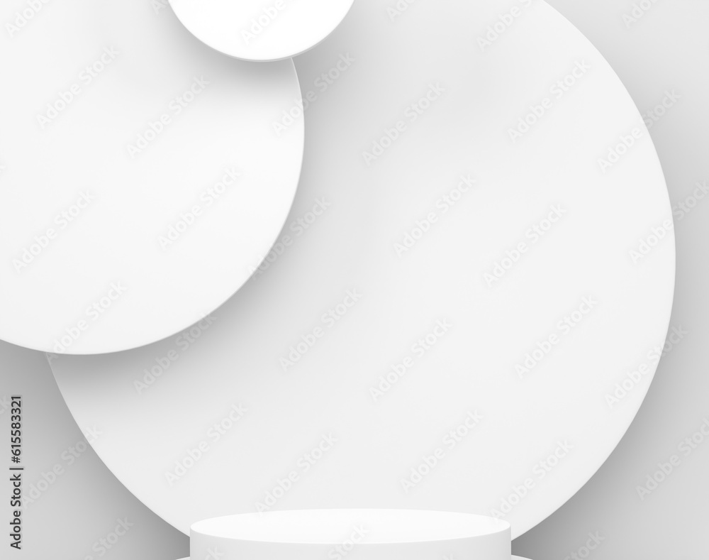 Abstract scene or podium for product showcase on monochrome background. Abstract scene or podium for product showcase on monochrome background.
