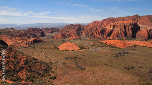 Beautiful landscape in St George Utah photo