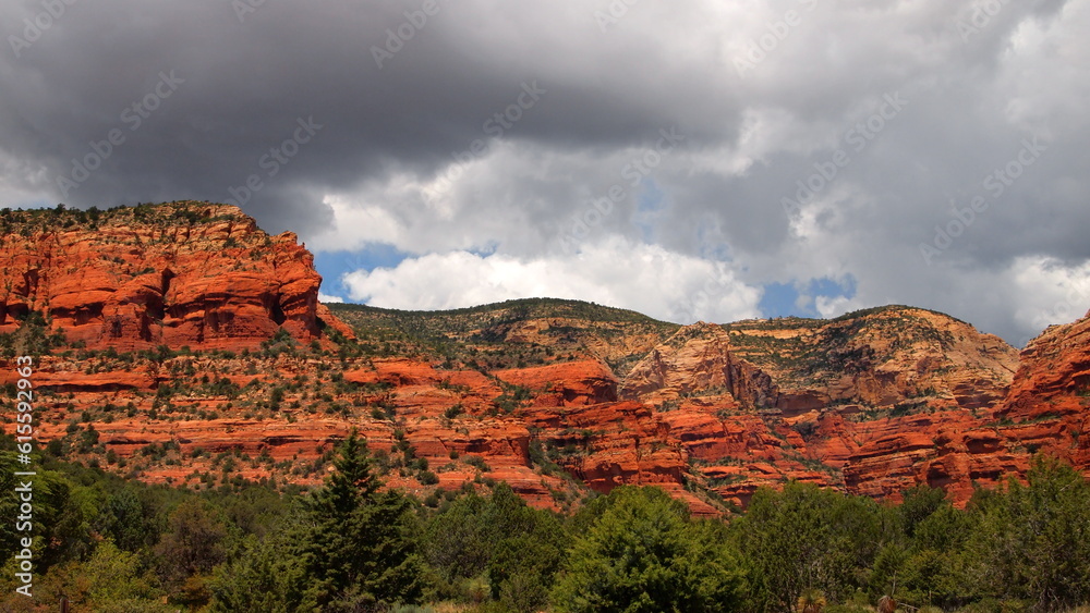 Red color mountain in Arizona