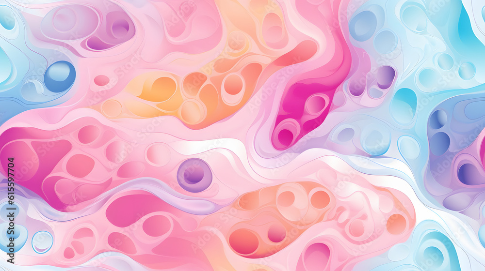 seamless colorful fluid pattern