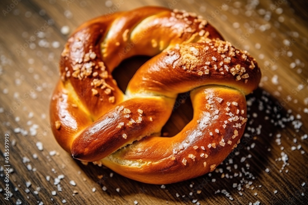pretzel in the kitchen. Generative AI. pretzel in the kitchen. Generative AI.