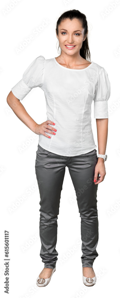 Obraz premium Portrait of a Beautiful Woman