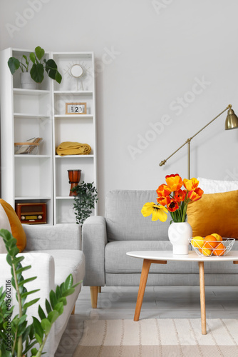 Modern living room interior...