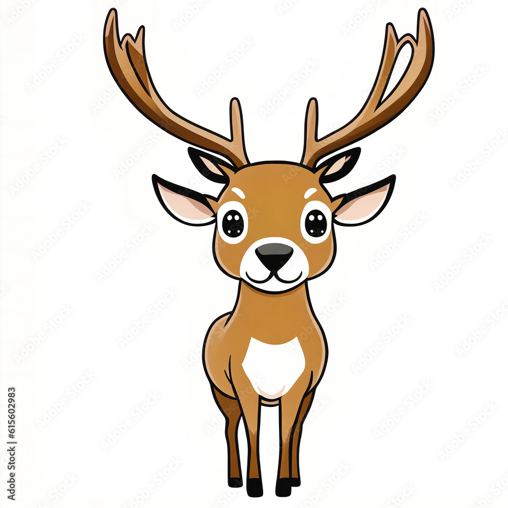 Illustration of a deer Illustration of a deer