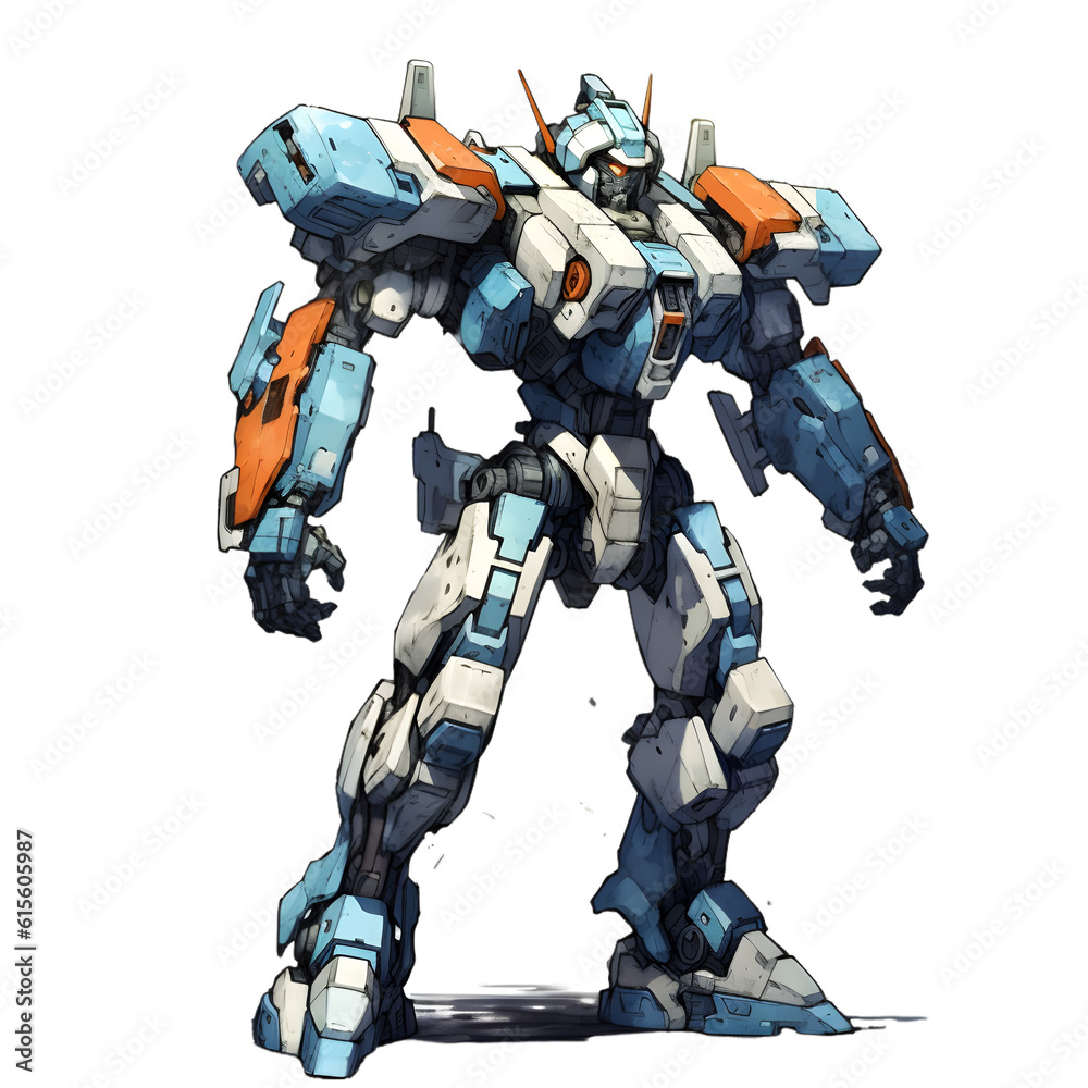robot cyborg soldier, anime mecha battle suit robot cyborg soldier, anime mecha battle suit