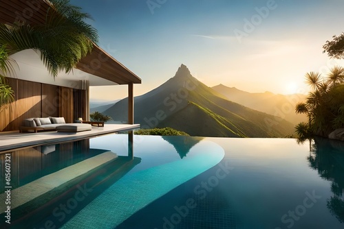 Paradise Found: Catchy AI-Generated Landscape and Pool Designs © Ghulam